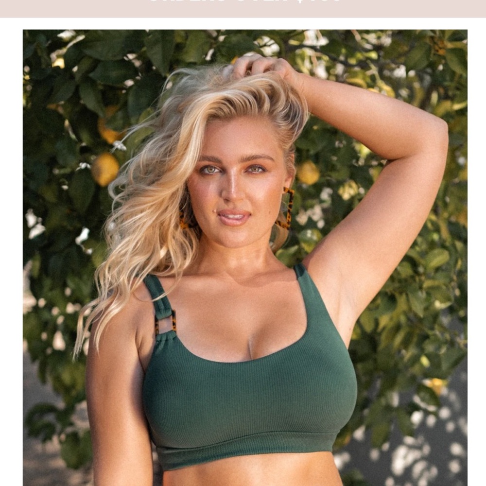 Clara Top - Palm Hybrid Rib M/L